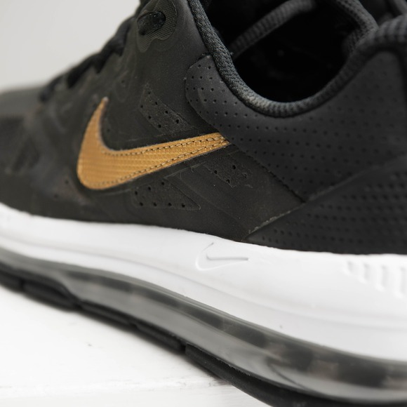 Nike Air Max Genome Mens Sz 8 Black Gold Running Shoes Athleisure Streetwear - Picture 4 of 7